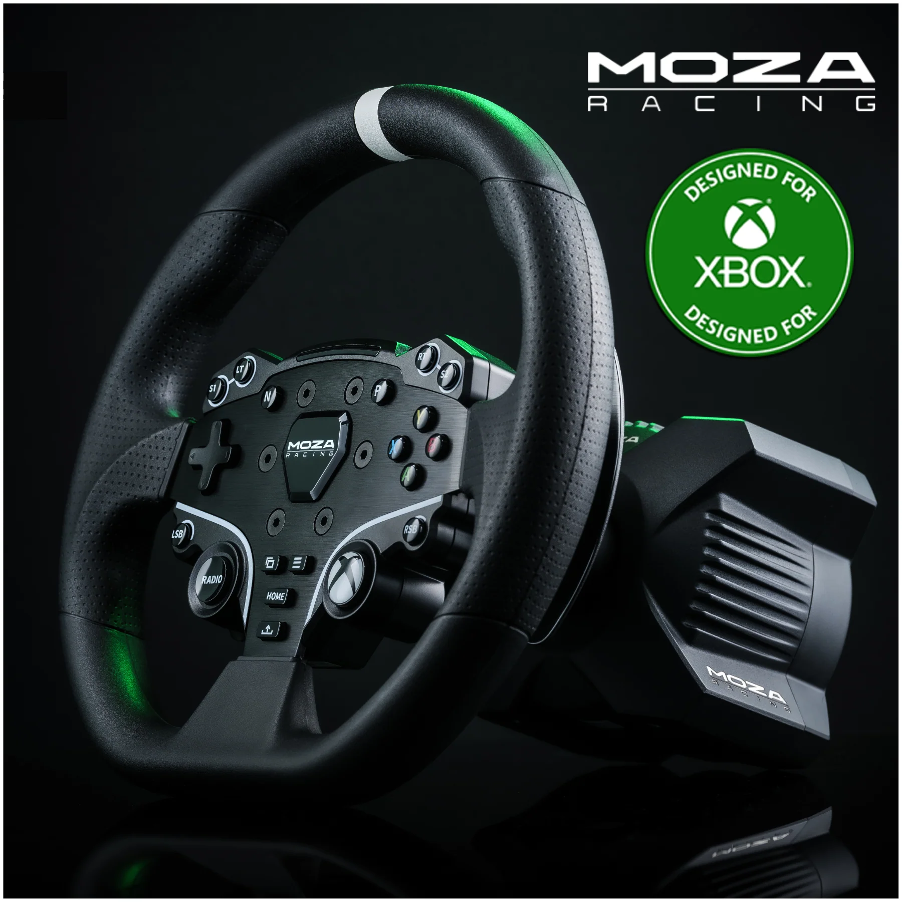 MOZA RACING R3 Racing Wheel and Pedals for Xbox & PC - Image 2