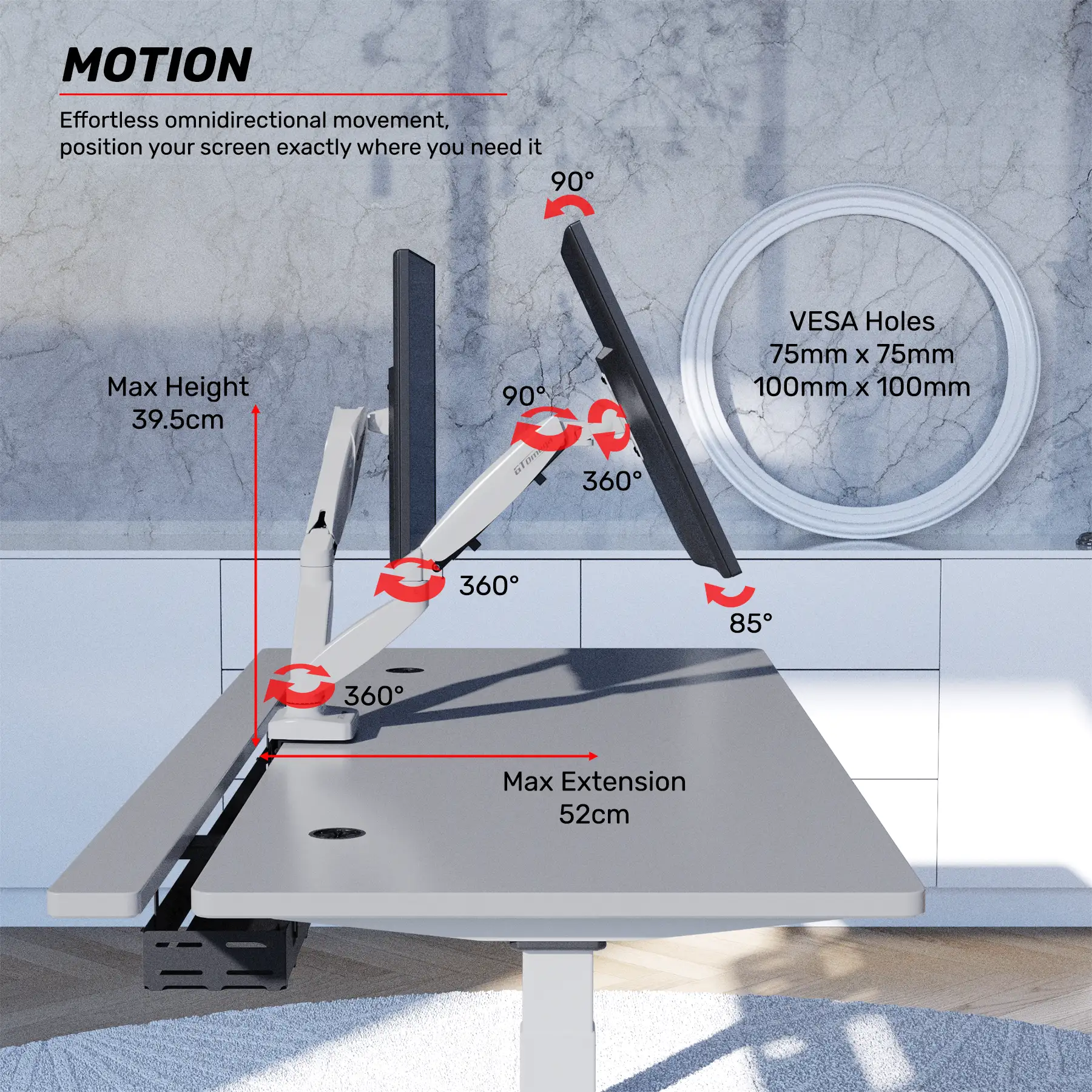 Resale - AXIS Dual Lift Monitor Arms - Image 12