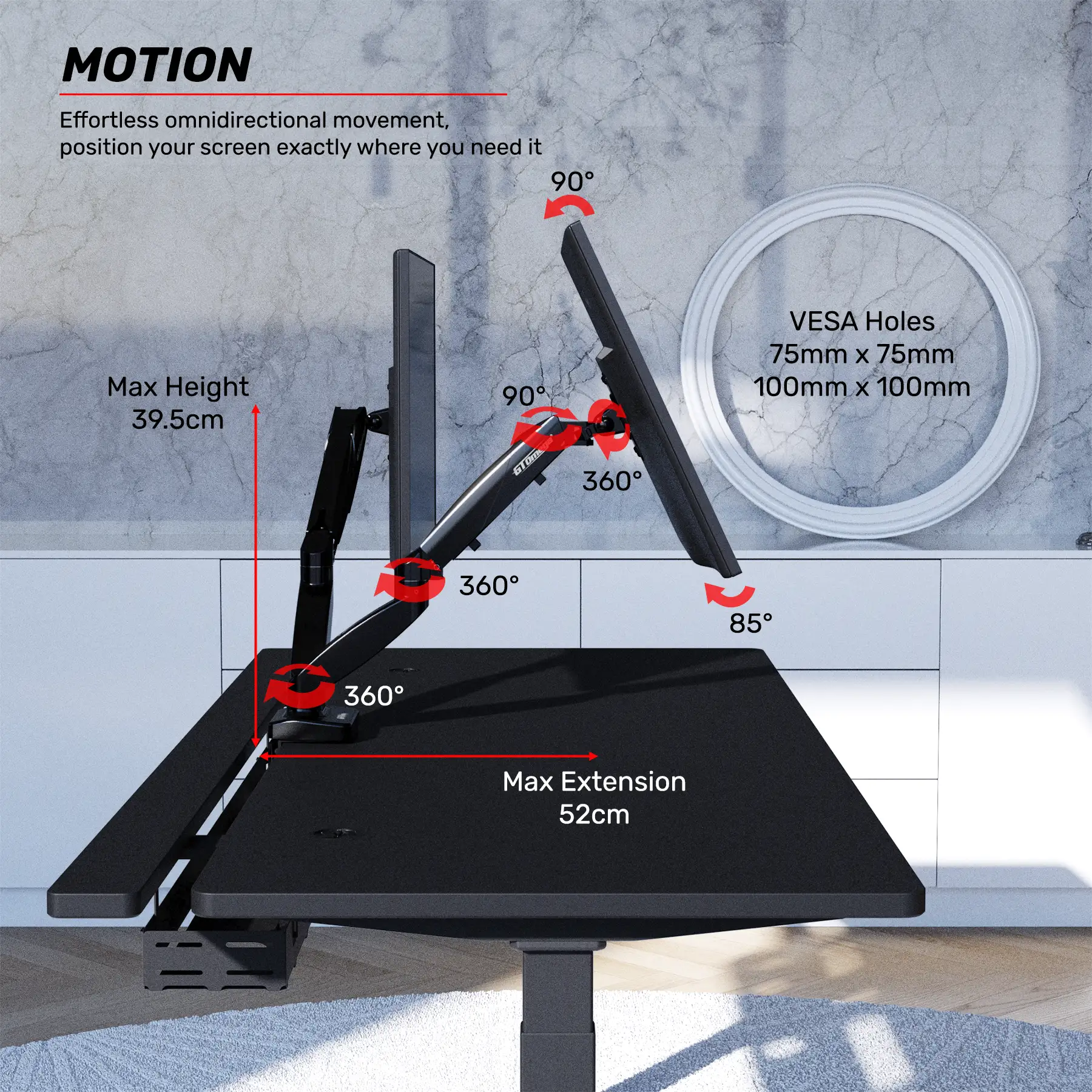 Resale - AXIS Dual Lift Monitor Arms - Image 6