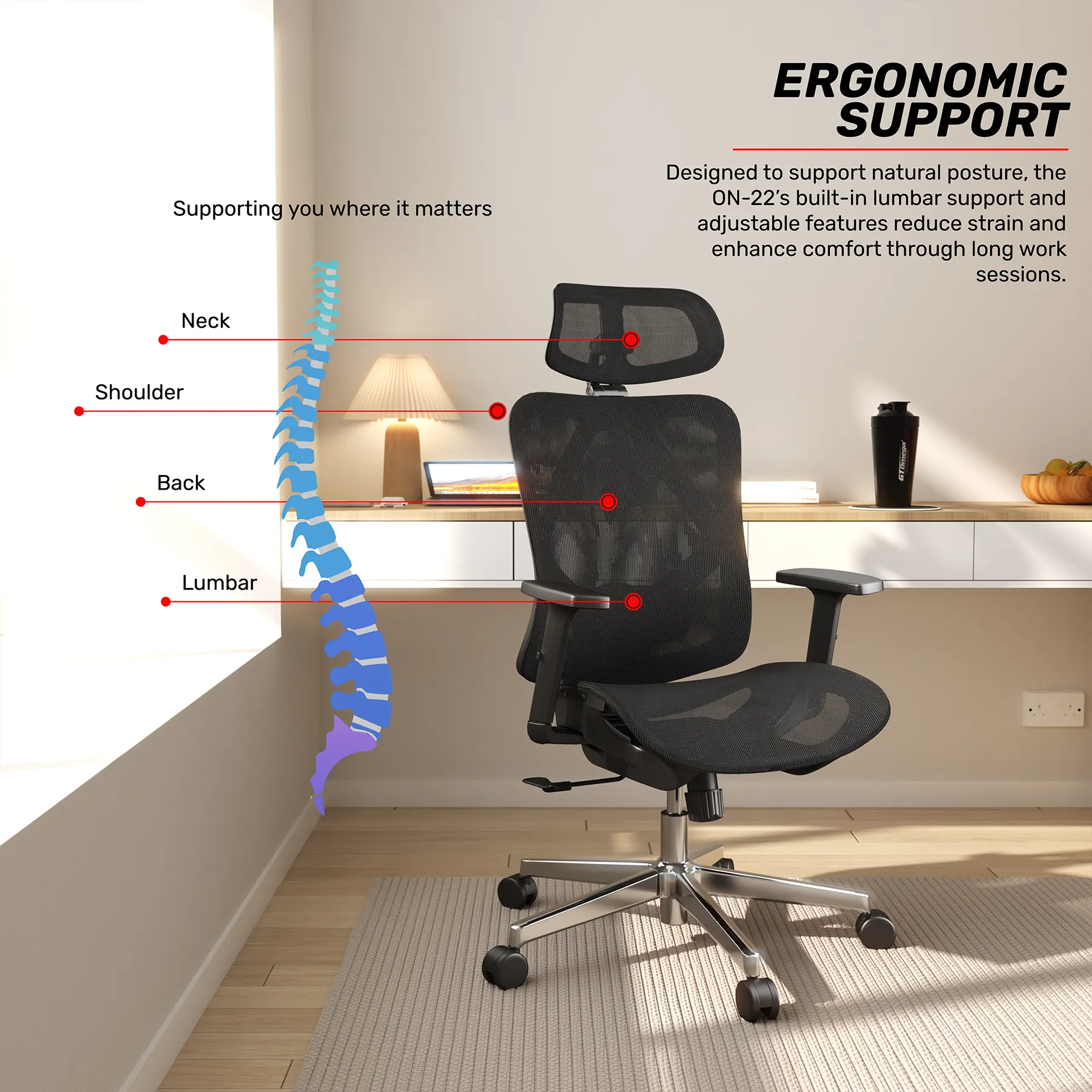Resale - ON-22 Ergonomic Chair - Image 3