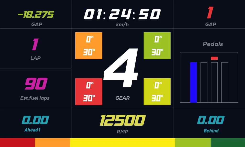 MOZA RACING RM HD Digital Dash Display - Image 6