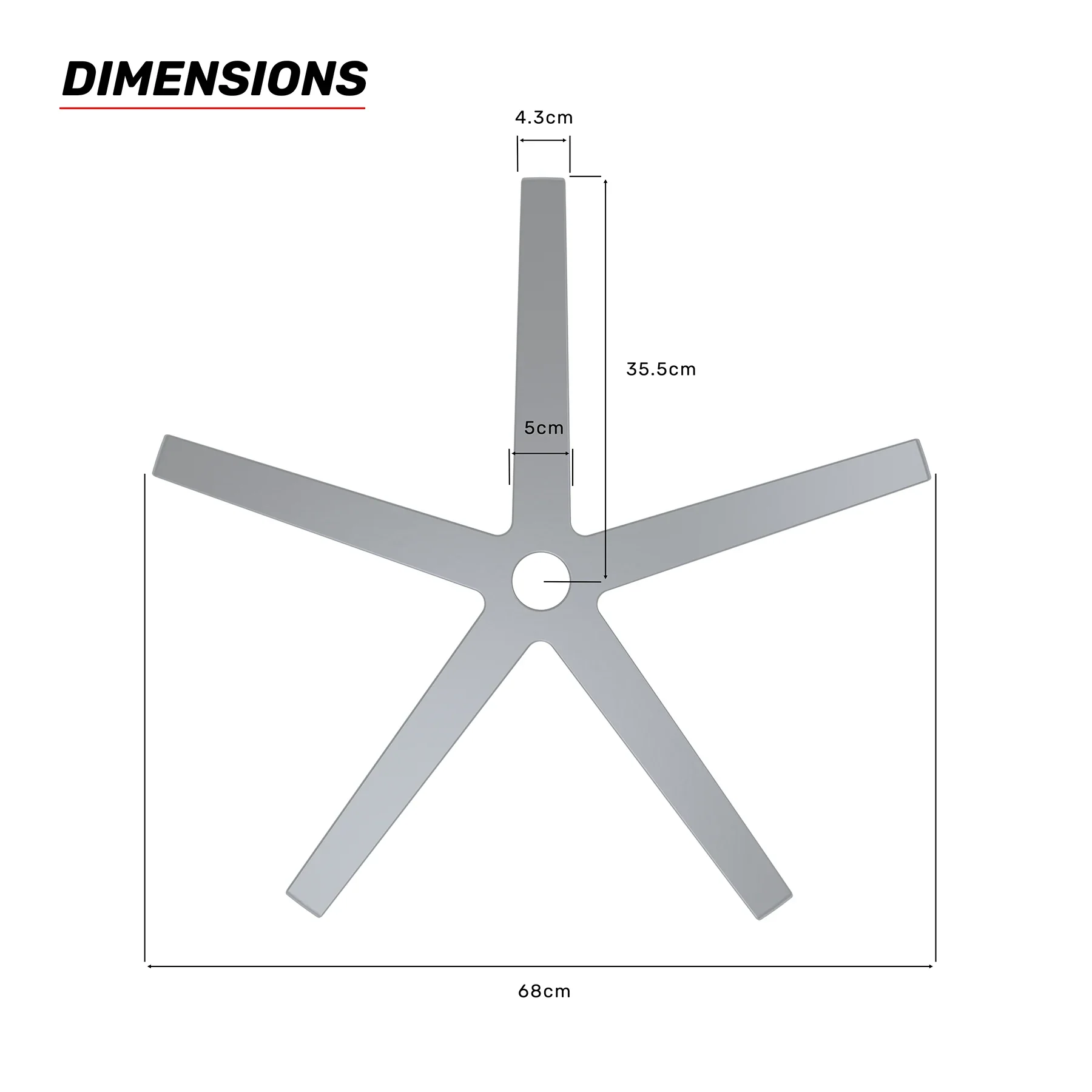 Gaming and Office Chair Star Bases - Image 11
