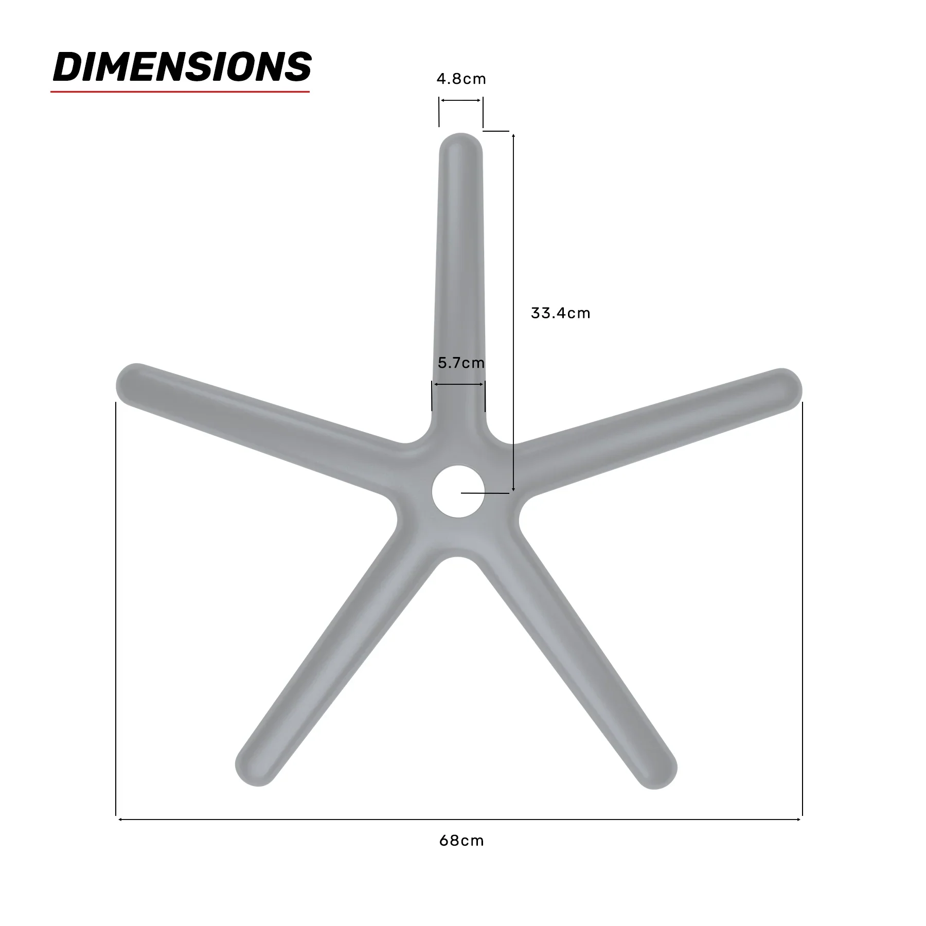 Gaming and Office Chair Star Bases - Image 4